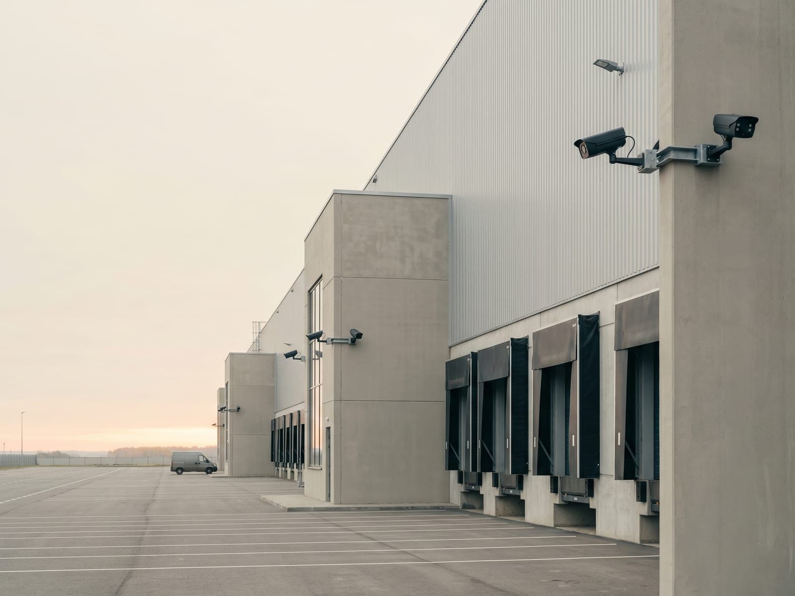 Видеонаблюдение на складском комплексе, Истра