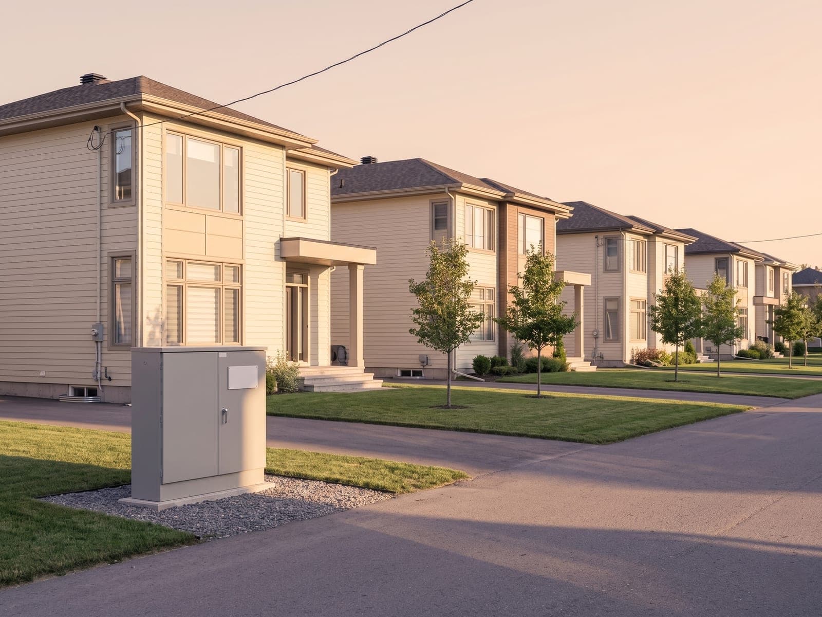 Электрика в коттеджном посёлке, Новорижское